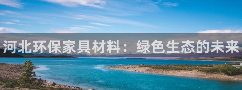 杏耀平台注册代理：河北环保家具材料：绿色生态的未来