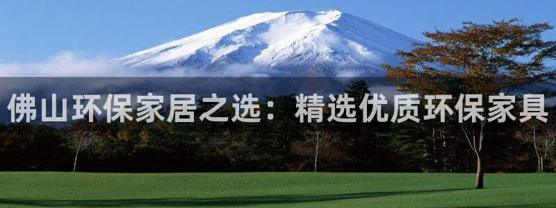 杏耀平台注册网址：佛山环保家居之选：精选优质环保家具